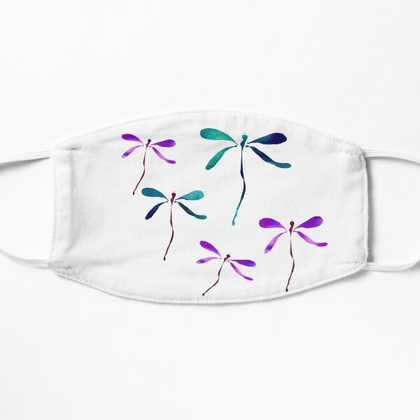 Dragonfly Pattern Flat Mask