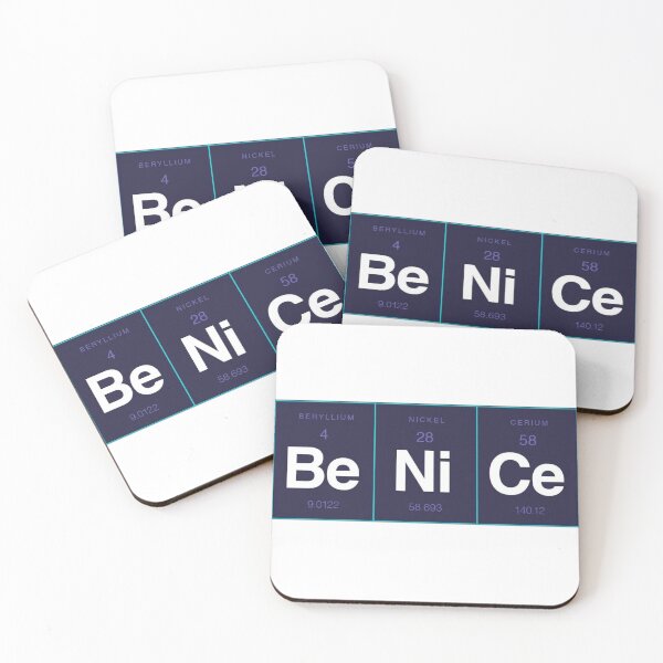 BeNiCe Coasters (Set of 4)