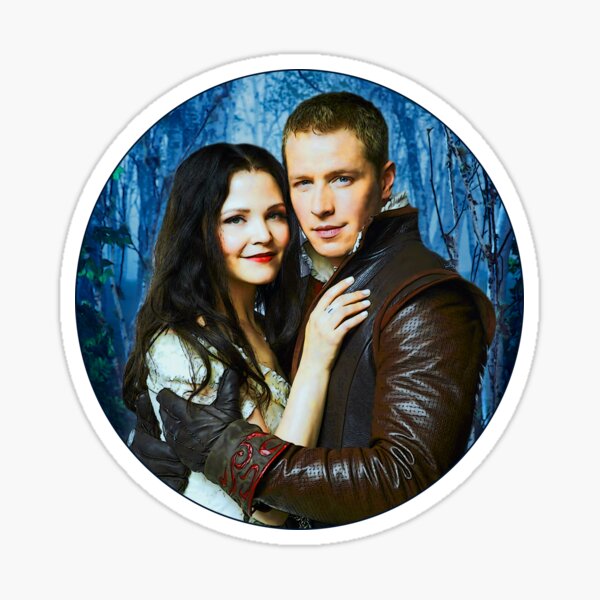 Snow and Charming Comic Poster Logoless Design 2 Sticker