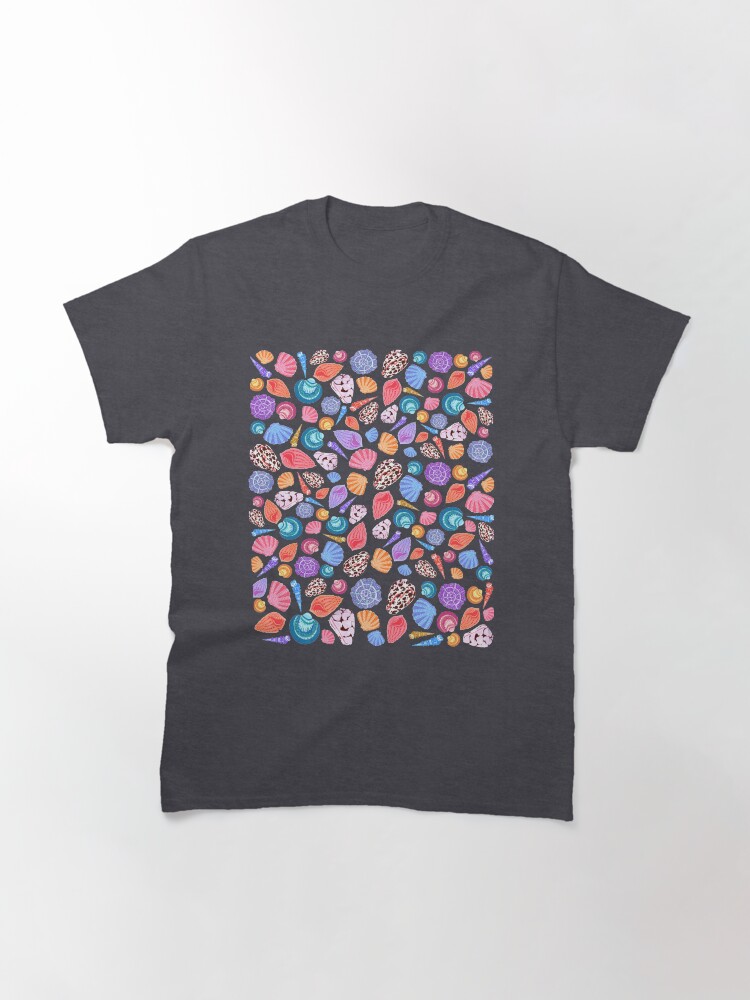 Thumbnail 3 of 7, Classic T-Shirt, Kopie von Shell pattern (small) designed and sold by Gypsopani.