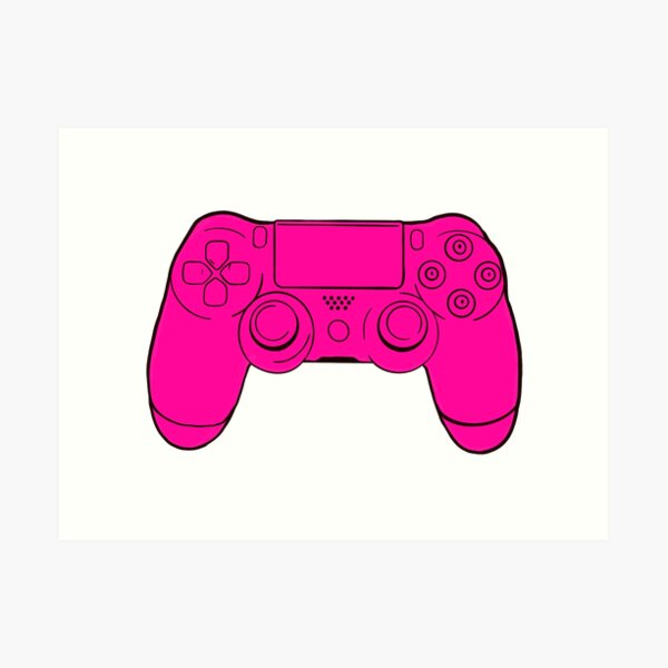 Ps4 Controller Art Prints Redbubble