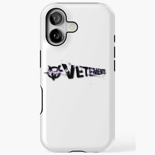 iPhoneケース VETEMENTS PHONE CASE IPHONE 8PLUS VETEMENTS Big Logo iPhone Case in Black | LN-CC