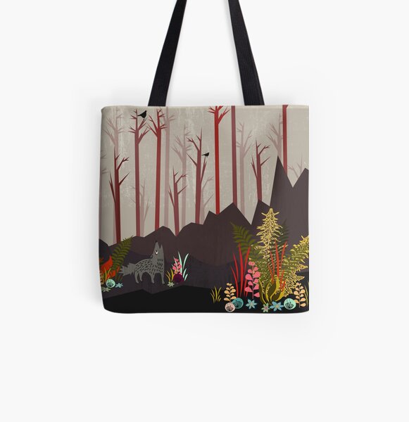 Sonnentanz Allover-Print Tote Bag