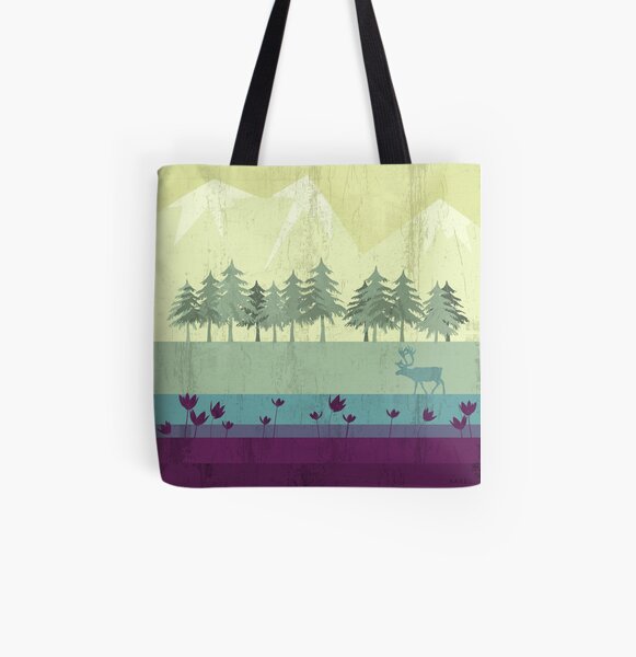 Tierwelt Allover-Print Tote Bag