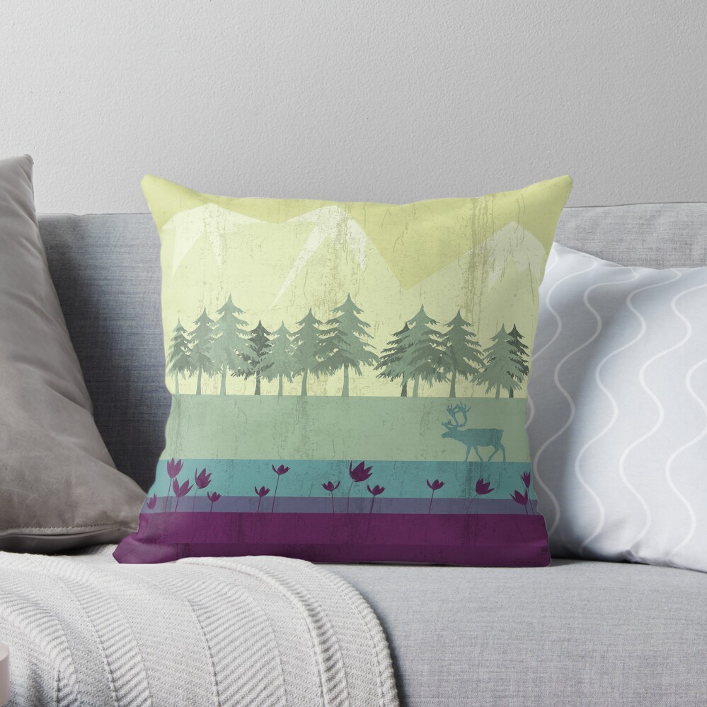 Wildlife Throw Pillow