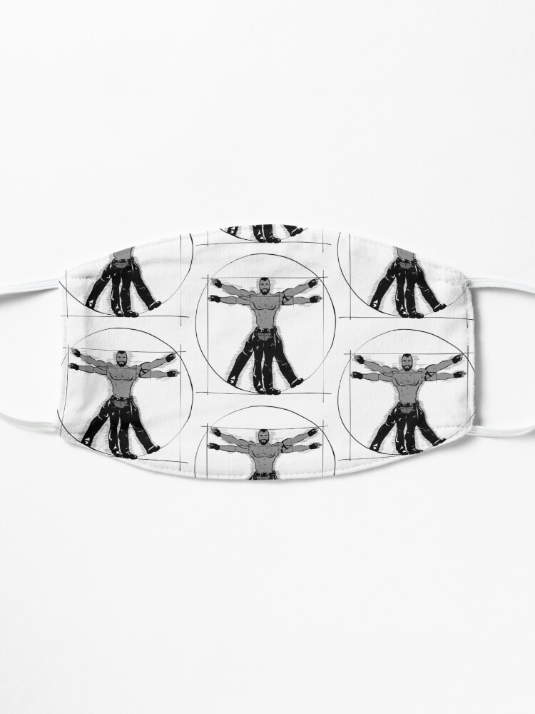 Alternate view of Gay Vitruvian Man Mask