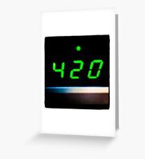 420 Greeting Card