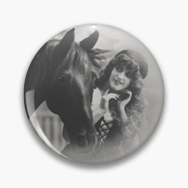Item preview, Vintage Lady with Horse Image designed and sold by Vintage-TM.