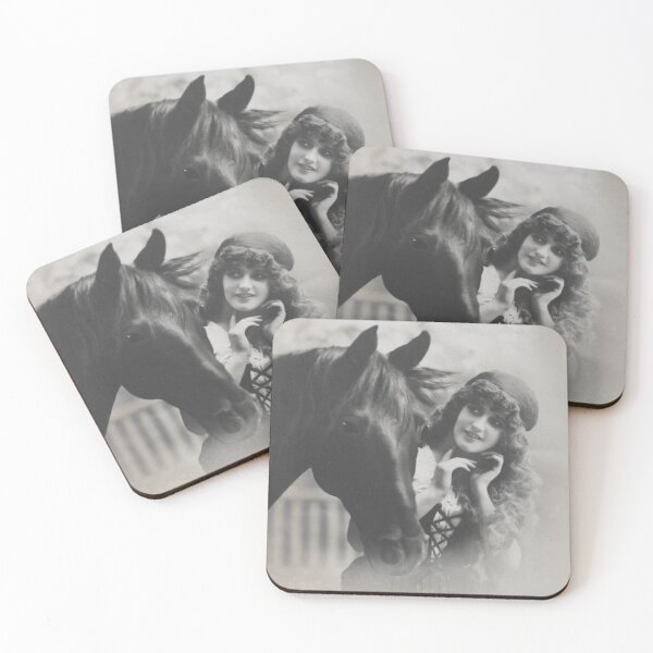 Item preview, Vintage Lady with Horse Image designed and sold by Vintage-TM.