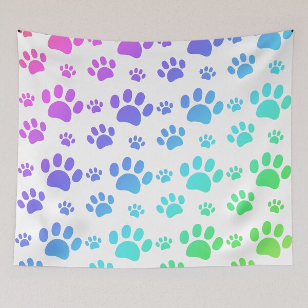 Item preview, Rainbow Paw Pattern designed and sold by BiscuitSnack.