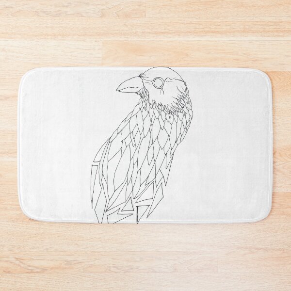 Item preview, crow drawing designed and sold by Perggals© - Stacey Turner.