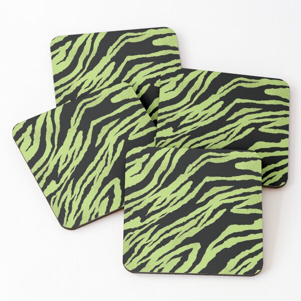 Item preview, Funky, Quirky Green and Black Tiger Pattern designed and sold by yougalore.