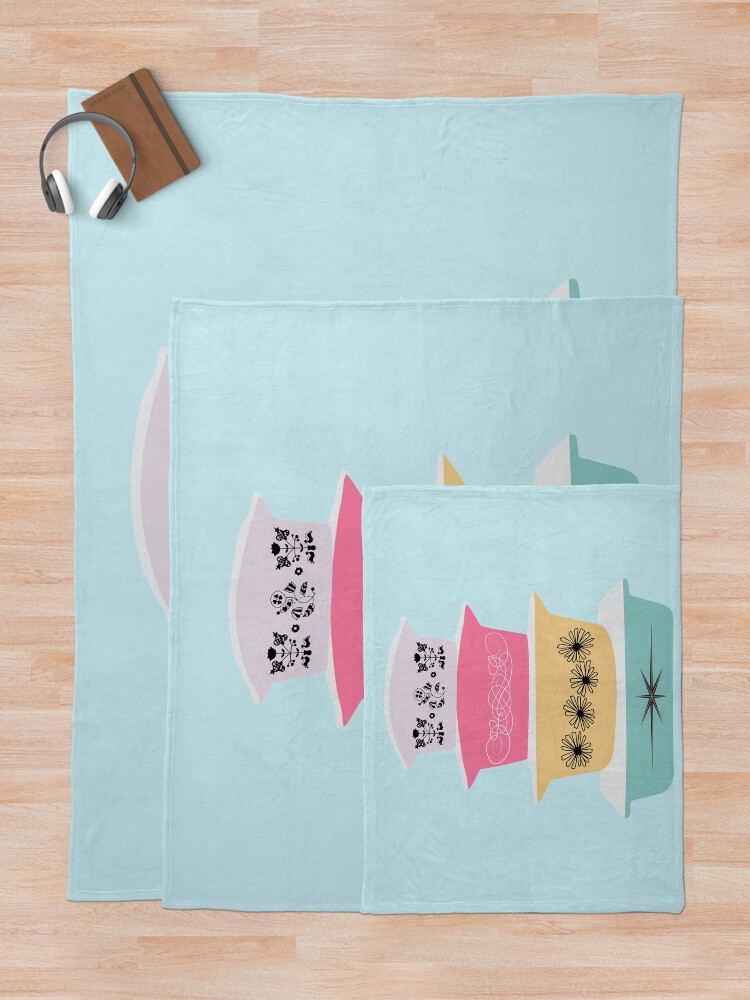 Alternate view of Pyrex Pretties 2 Throw Blanket