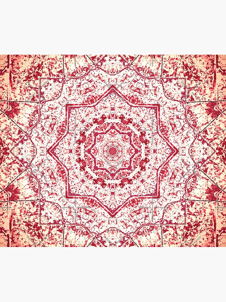 Gift for Yogi - Zen Pink Mandala Design - Yoga Present by OneDayArt