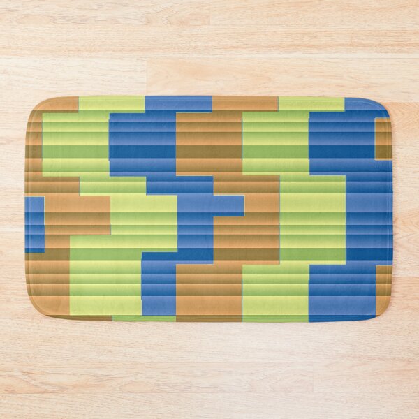 Item preview, Triplay Oranges-CHECKS AND SQUARES ozcushionstoo designed and sold by ozcushionstoo.