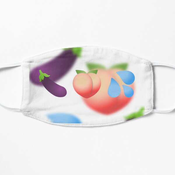 Healthy Diet Gay Emojis Flat Mask
