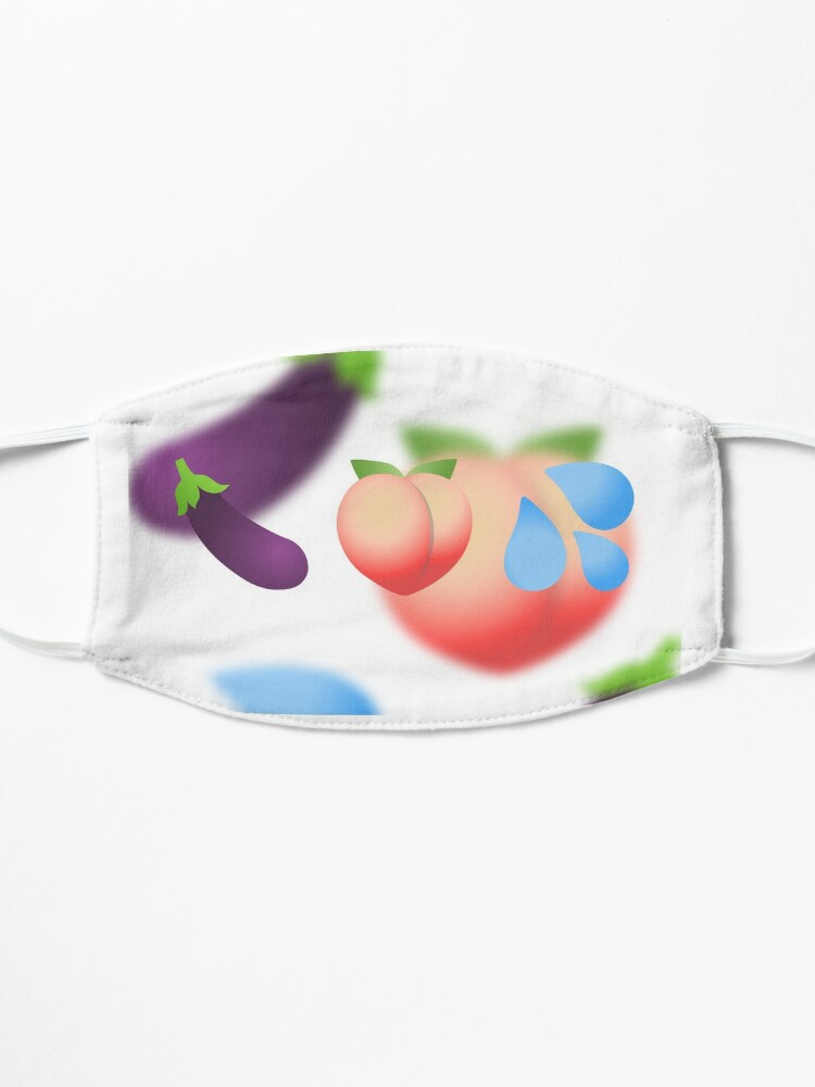 Thumbnail 3 of 5, Mask, Healthy Diet Gay Emojis designed and sold by unapologaytic.