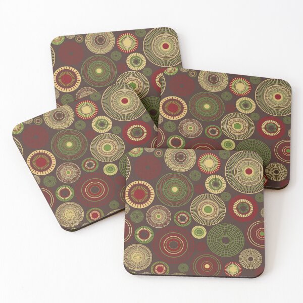 Item preview, concentric circles dark brown designed and sold by colorofmagic.