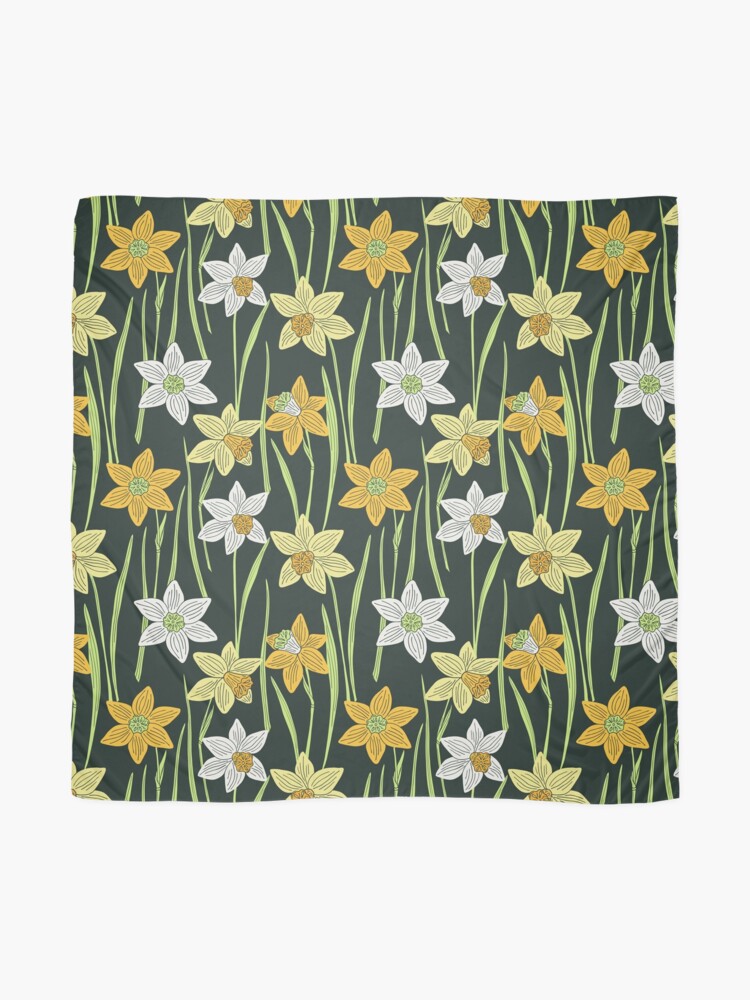 Thumbnail 2 of 3, Scarf, Daffodils pattern designed and sold by olgart.