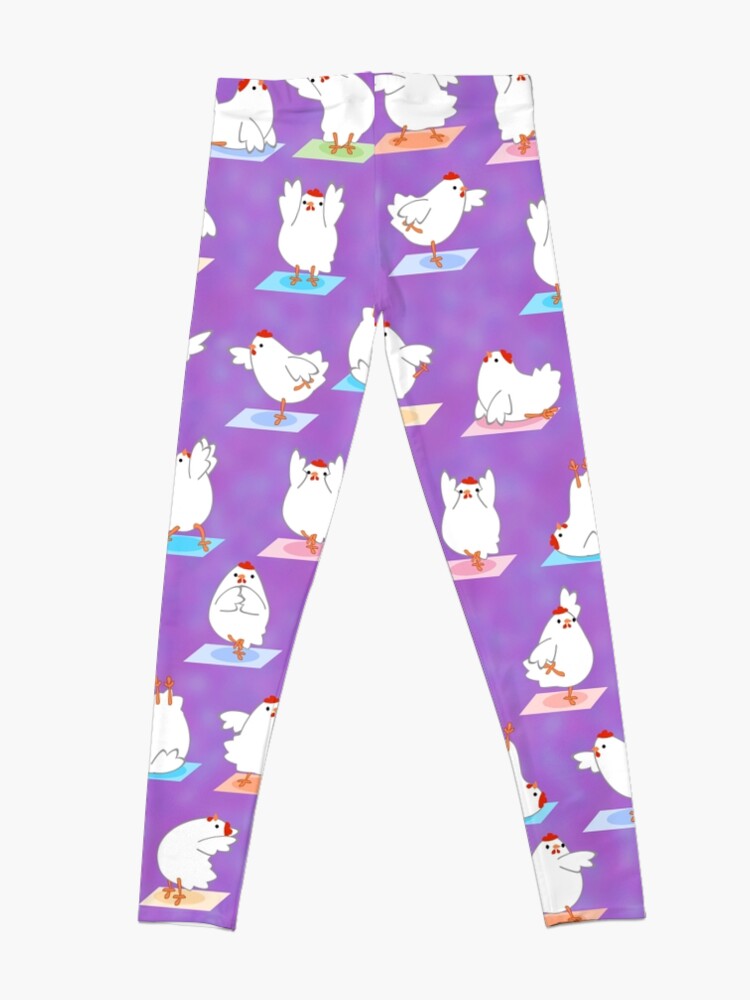 Alternate view of Chicken Yoga Leggings