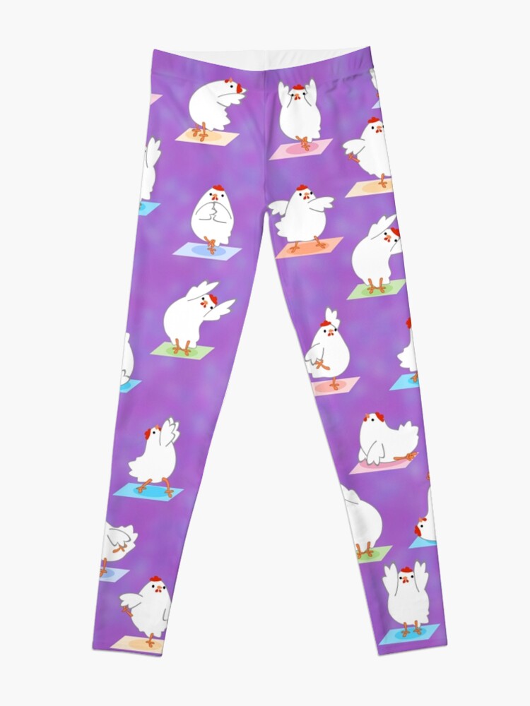 Alternate view of Chicken Yoga Leggings