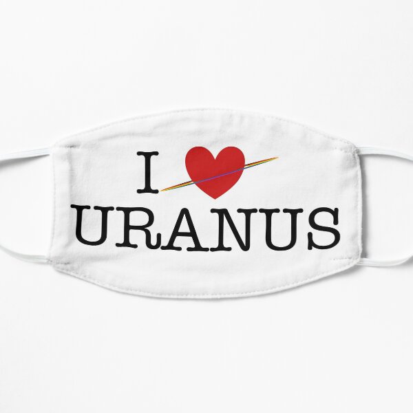 I Love Uranus Flat Mask