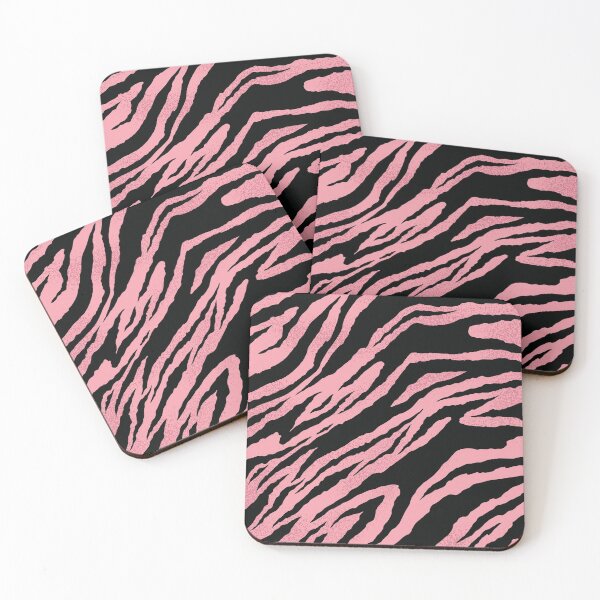 Item preview, Funky, Quirky Pink and Black Tiger Pattern designed and sold by yougalore.