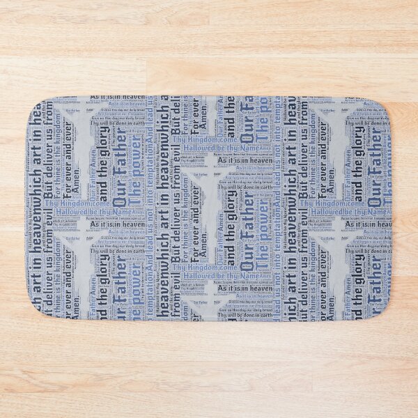 Item preview, Lord's Prayer - English - Blue designed and sold by HeckaDoodleDo.