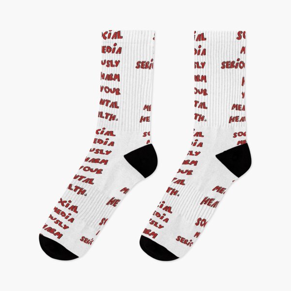 Item preview, Social Media Seriously Harm Your Mental Health. designed and sold by mensijazavcevic.
