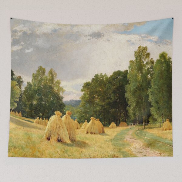 Item preview, Haystacks, Preobrazhenskoe by Ivan Shishkin, 1890 designed and sold by Irina Polyanskaya.