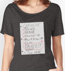 Alien Invasion Checklist Women's Relaxed Fit T-Shirt