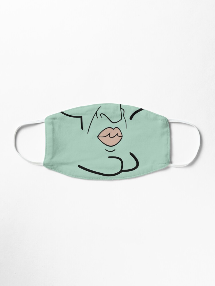 Download Gorgeous Handsome Squidward Face Mask By Watermelaina Redbubble PSD Mockup Templates