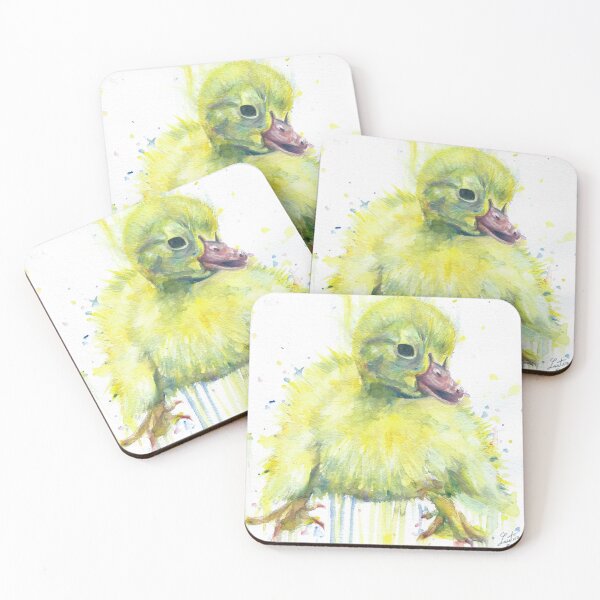 Artikelvorschau, DUCKLING - Aquarellporträt.1 entworfen und verkauft von lautir.