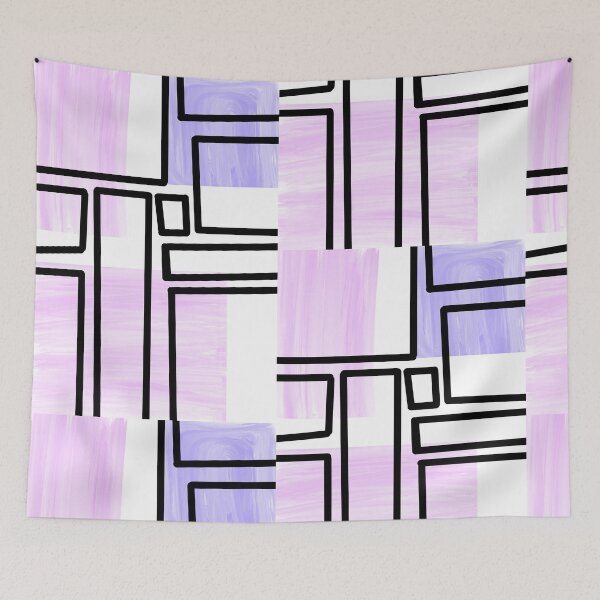 Item preview, blue and purple rectangles || whatthemichelle designed and sold by whatthemichelle.