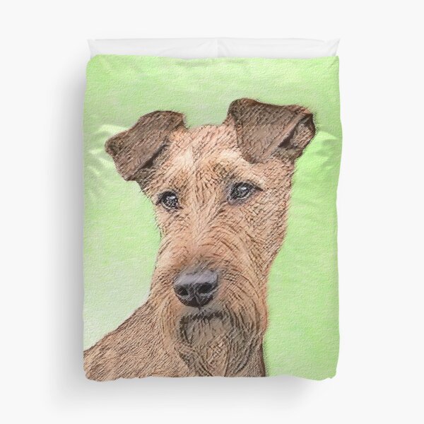 Irish Terrier Art Duvet Covers Redbubble