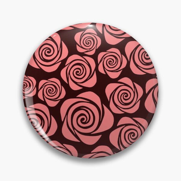Item preview, Pink Retro Roses Pattern designed and sold by nutmegfairy.