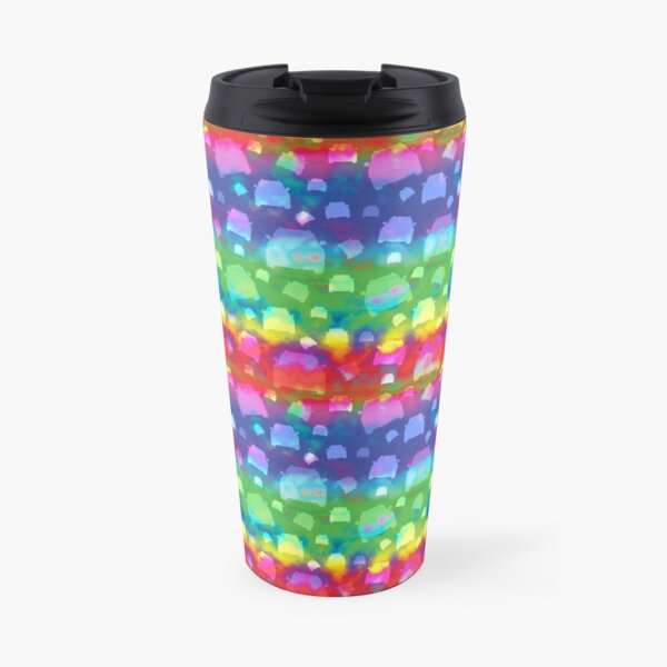Cars in Rainbow Travel Coffee Mug