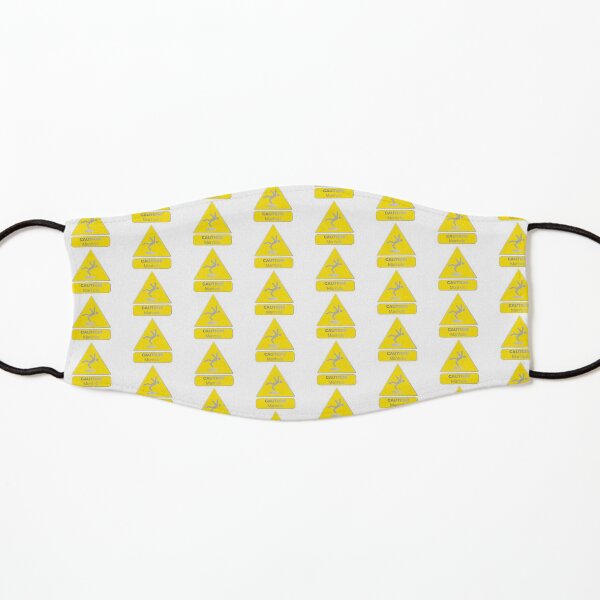 Manhole Gay Warning Sign Kids Mask