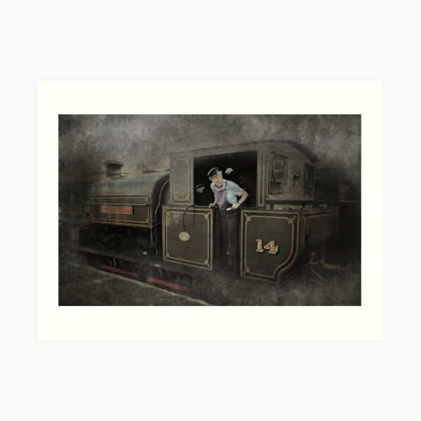Steaming Thru Art Print