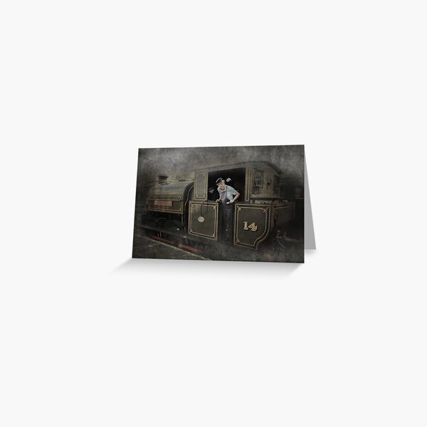 Steaming Thru Greeting Card