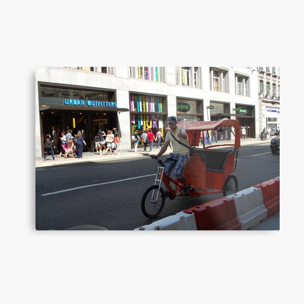 London - cycle rickshaw Metal Print