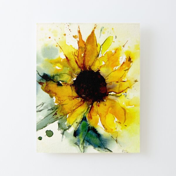 sunflower Canvas Mounted Print