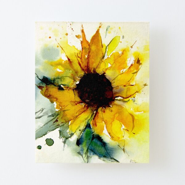 sunflower Canvas Mounted Print