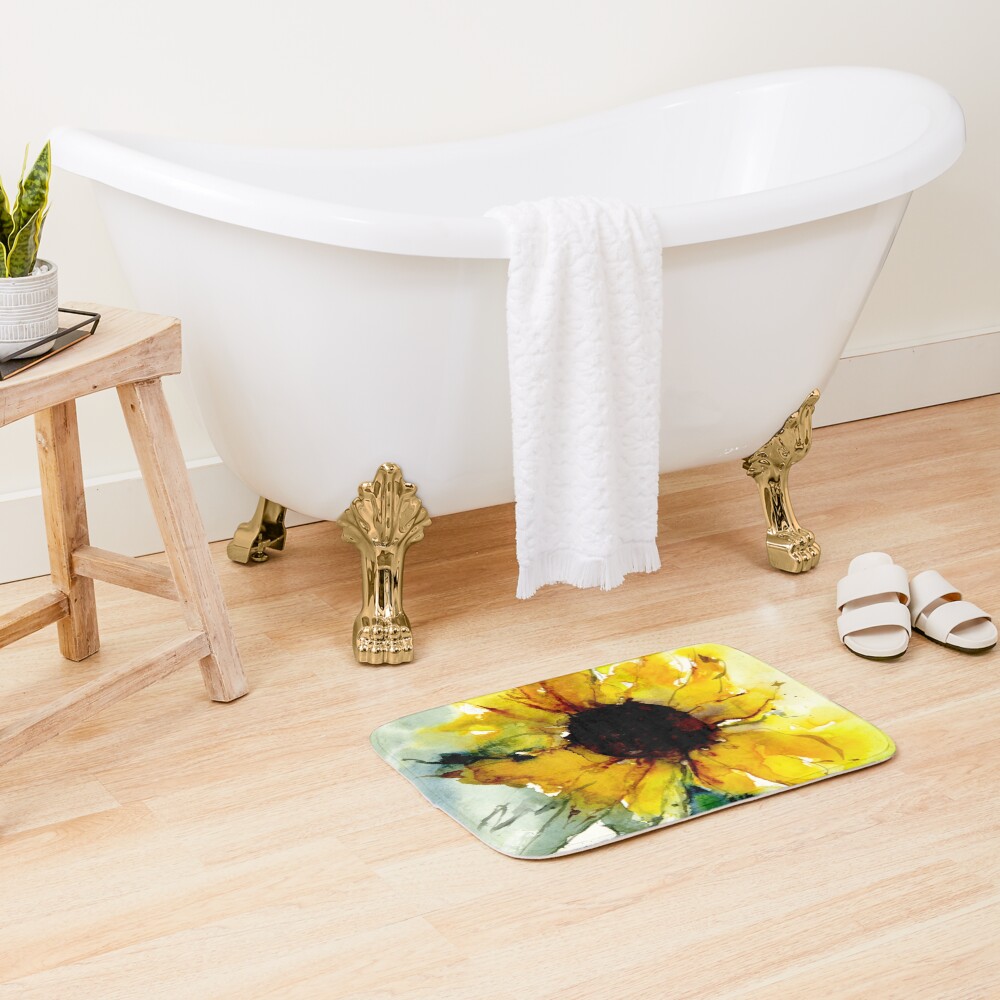 sunflower Bath Mat