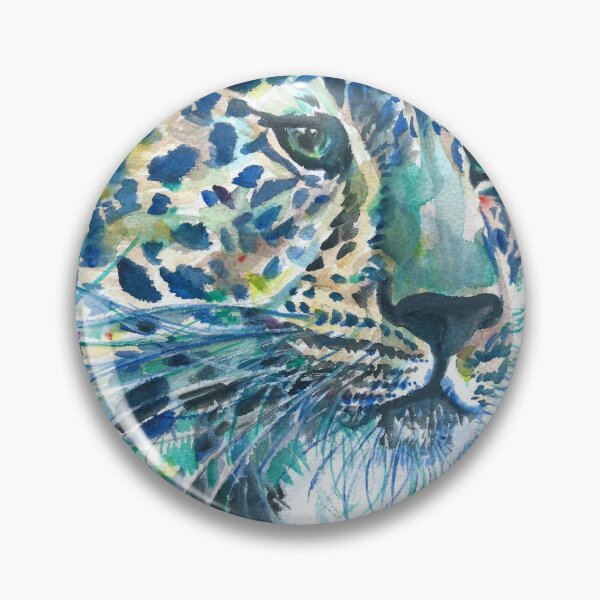 Item preview, LEOPARD - watercolor portrait.1 designed and sold by lautir.