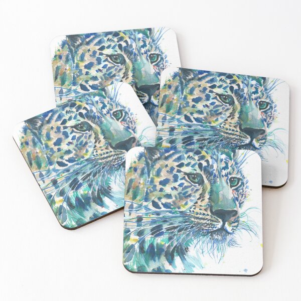 Item preview, LEOPARD - watercolor portrait.1 designed and sold by lautir.