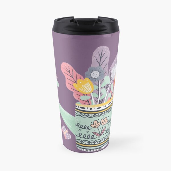 Cute Purple Chick Travel Mug