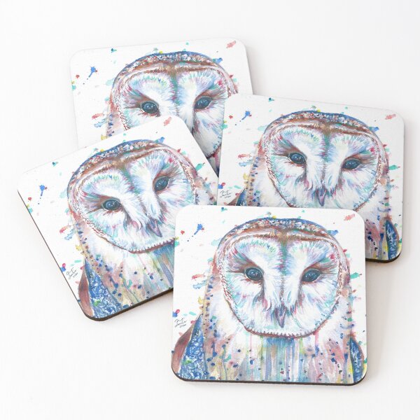 Item preview, OWL - watercolor portrait.1 designed and sold by lautir.
