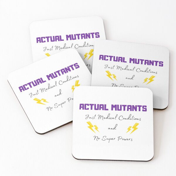 Item preview, Actual Mutants- Just Medical Conditions and No Super Powers designed and sold by Majestic Victory.