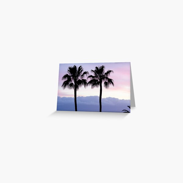 Sunset over Los Gigantes Greeting Card